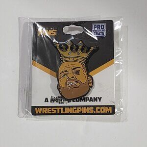 Pro Wrestling Crate Eddie Kingston King Crown AEW Enamel Pin New